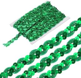 Sourcing map 11 Yard Sequin Beads