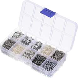 Sourcing map Mixed Beads Sequins 10
