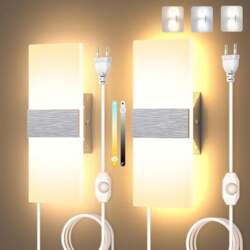 Sytmhoe Pack of 2 Dimmable LED
