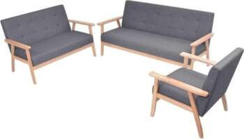 Tidyard Sofa Combination 3-Piece Fabric Sofa