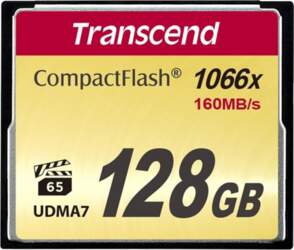 Transcend Information 128 GB CompactFlash karte