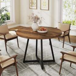 Tribesigns Round Dining Table for 2