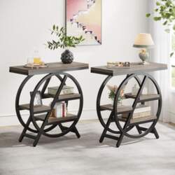 Tribesigns Set of 2 Side Tables