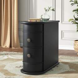 Tribesigns Solid Wood Side Table 2