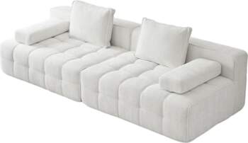 Vacuum Compressed 2-Seater Modular Sofa Couch