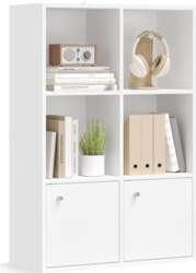 VASAGLE Bookcase 3-Tier Shelving Unit Open