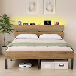 VASAGLE Double Bed Frame 140 x