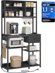 VASAGLE Kitchen Shelf with Sockets, Standing