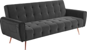 Vente-unique 3 Seater Extendable Sofa Bed