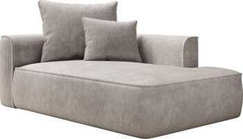 Vente-unique Chaise Longue - Right Side