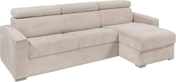 Vente-unique - Corner Sofa with Mattress
