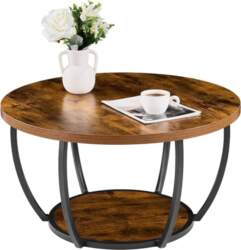 VEVOR Coffee Table Side Table Round