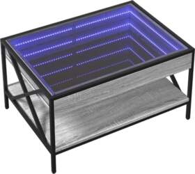 VidaXL Coffee Table with Infinity LED