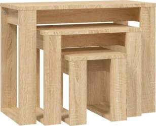 VidaXL Set of 3 Coffee Table