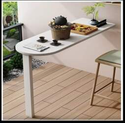 Wall Mounting Folding Table Small Balcony