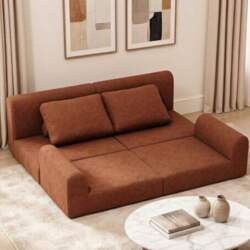 XPSSJMU Convertible Folding Sofa Bed, Multi-Functional