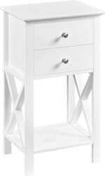 Yaheetech Bedside Table with 2 Drawers