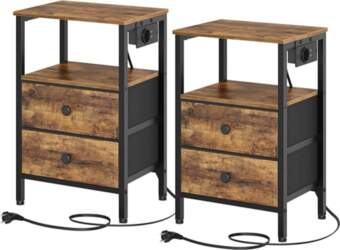 YATINEY Set of 2 Bedside Table