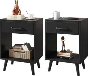 YMYNY Set of 2 Bedside Table