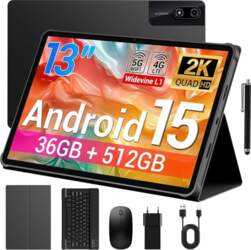 13 collu Android 15 planšetdators ar