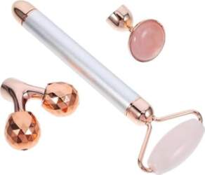 1 komplekts Jade Face Roller Natural