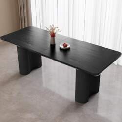 200.6 cm Rectangular Black Dining