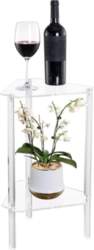 2-Tier Corner Side Table for Small