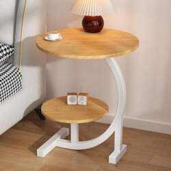 2-Tier Side Table, C-Shaped Side Table