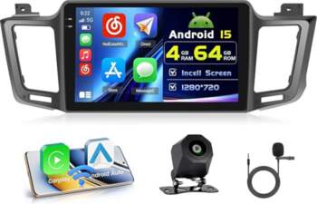 4 + 64G Android auto radio
