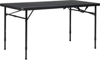 4 Foot Foldable Adjustable Table, Rich
