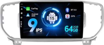 9 collu IPS Android 15 automašīnas