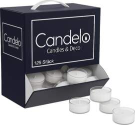 "Candelo" 125 tējas svecītes bez
