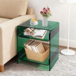 Acrylic Side Table, Bedside Table, Acrylic