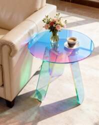 Acrylic Side Table Colourful Coffee Table