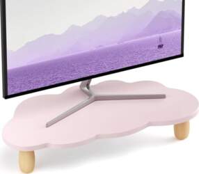 AFOOYO Monitor Stand, Cloud Shape, Wood