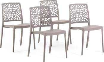 Alina Stackable Polypropylene Chairs with Fibreglass
