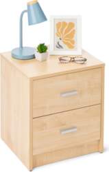 Amazon Basics Bedside Table with 2
