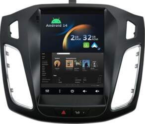 Android 14 auto radio piemērots Ford
