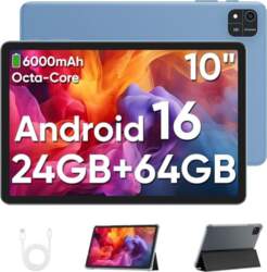 Android 16 planšetdators 10 collas, 24GB