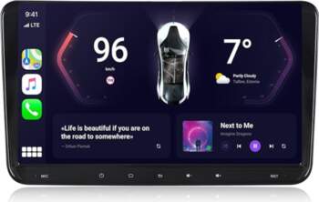 Autoradio 9 collu Android priekš VW