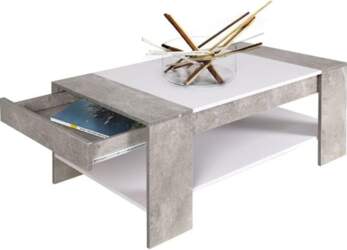 BAKAJI Rectangular Living Room Table Modern