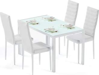 Bealife Dining Table with 4 Chairs