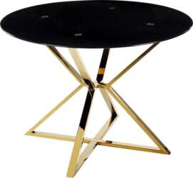 Beliani Bosco Glamorous Dining Table Made