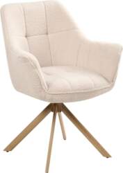 Beliani Hayden Bouclé Padded Dining Chair