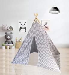Bērnu telts "Teepee", spēle telpās