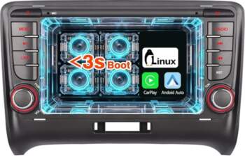 Bezvadu CarPlay un Android auto radio