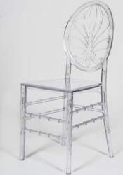 Biscottini Transparent Polycarbonate Chairs - Stackable
