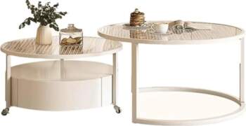 BKEKM Nesting Coffee Table Modern Centre