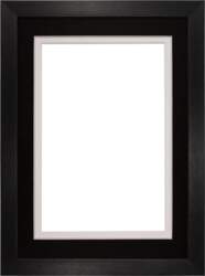 Brushed Black Double Mount Picture Frame