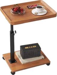 C-Shaped Side Table, New Height Adjustable